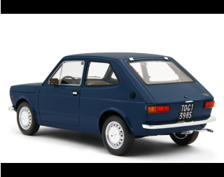 Fiat 127 1° Serie 1972 3 Porte Blu scuro Laudoracing 1:18 Resinemodell (Türen, Motorhaube... nicht zu öffnen!)